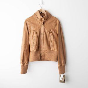 Big Chill | Faux Leather Jacket | Toffee | Juniors